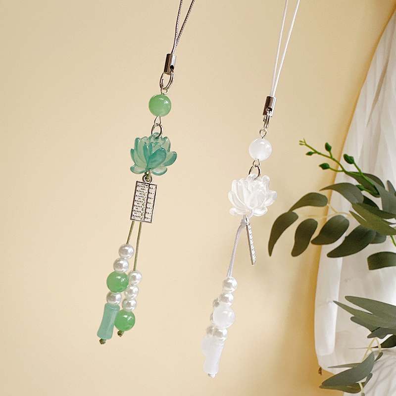 Phone Accessories Wholesale - * * Wholesale Flower Pendant Keychain