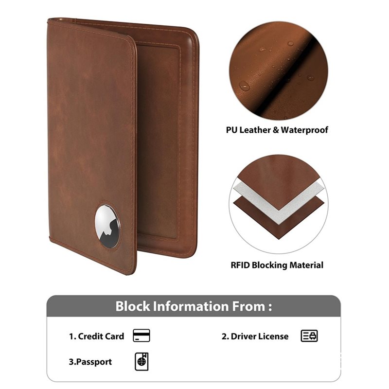 ABRT-Passport Holder With RFID - đánh giá và giá Airtag Holder Case