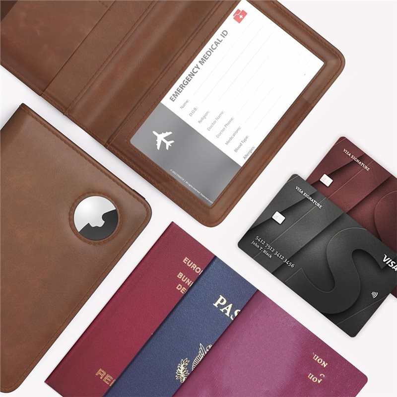 ABRT-Passport Holder With RFID - đánh giá và giá Airtag Holder Case