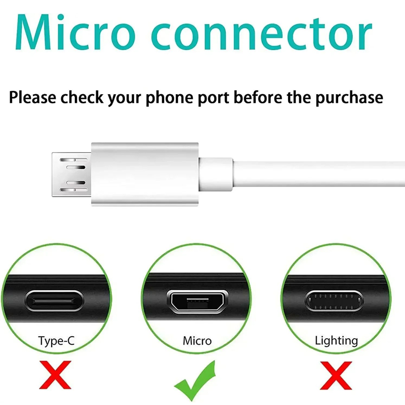 10-50PCS Micro V8 5Pin USB Fas - đánh giá và giá Phone Accessories Wholesale