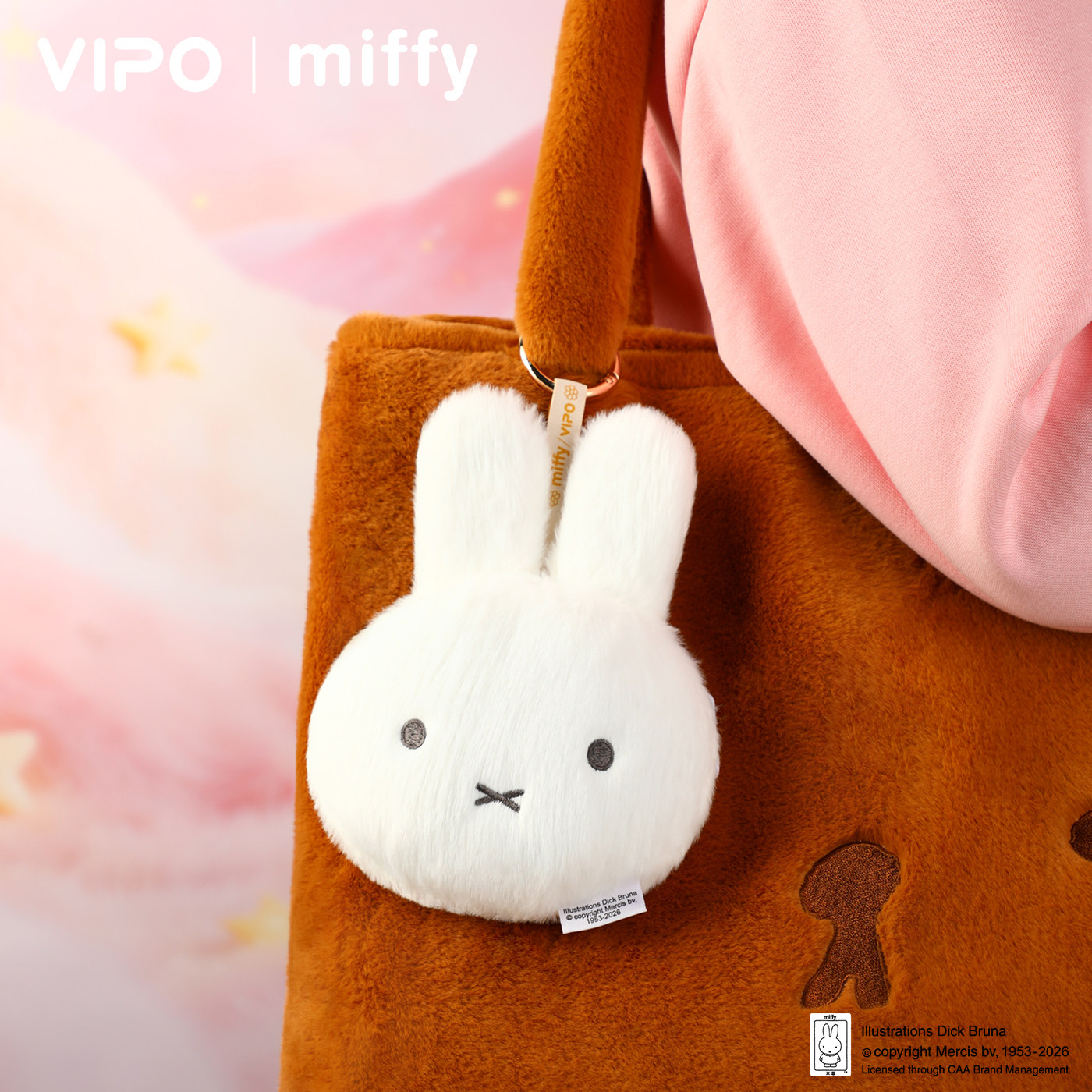 Vipo Miffy Cute Rabbit Coin Pu - đánh giá và giá Airtag Holder Case