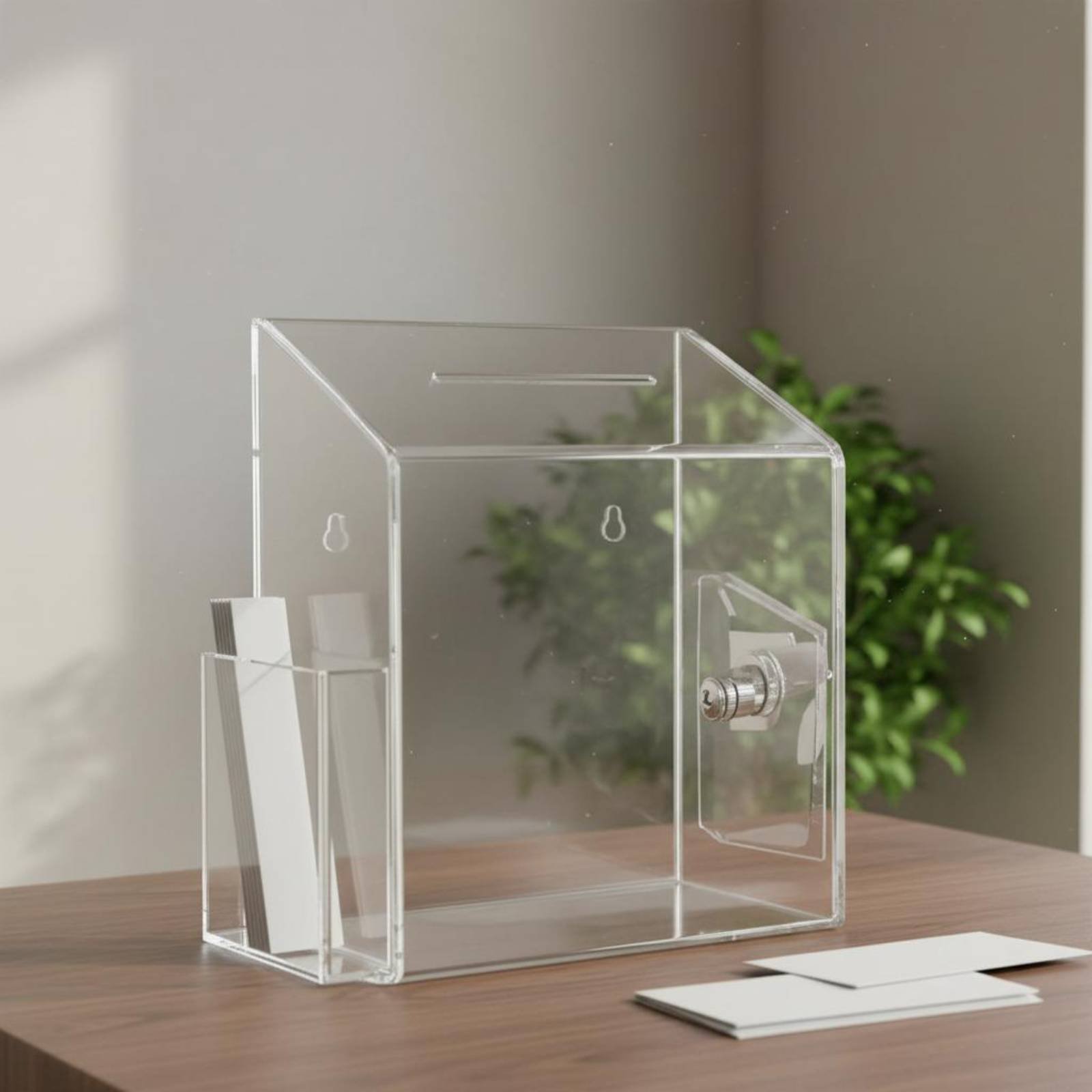 Acrylic Donation Charity Box W - đánh giá và giá Phone Accessories Company