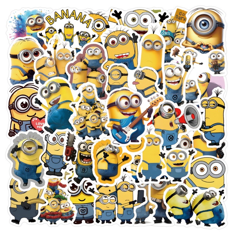 55pcs Minions Cartoon Graffiti - đánh giá và giá Phone Accessories Ideas