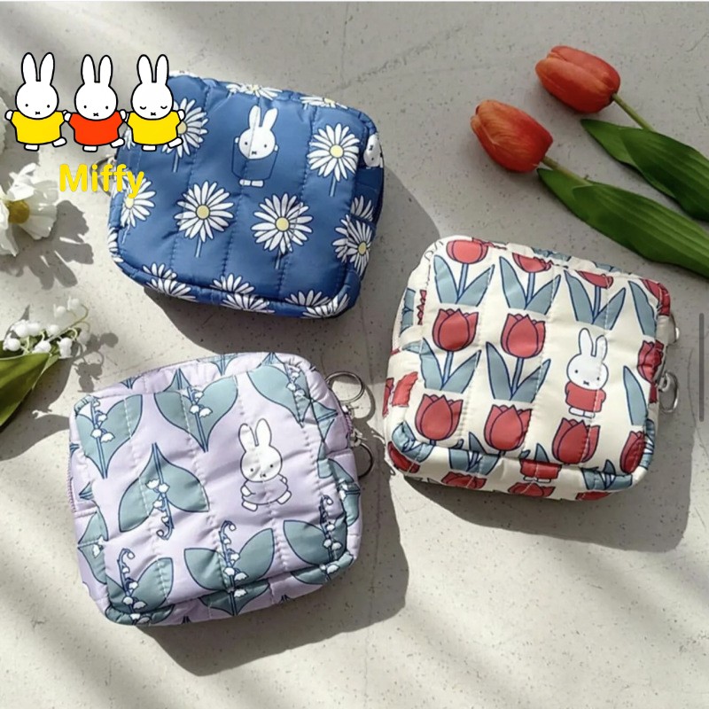 Kawaii Miffy Makeup Bag Japane - đánh giá và giá Airtag Holder Case