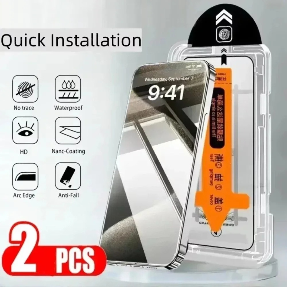 2PCS Transparent Tempered Glas - đánh giá và giá Phone Accessories Online Store