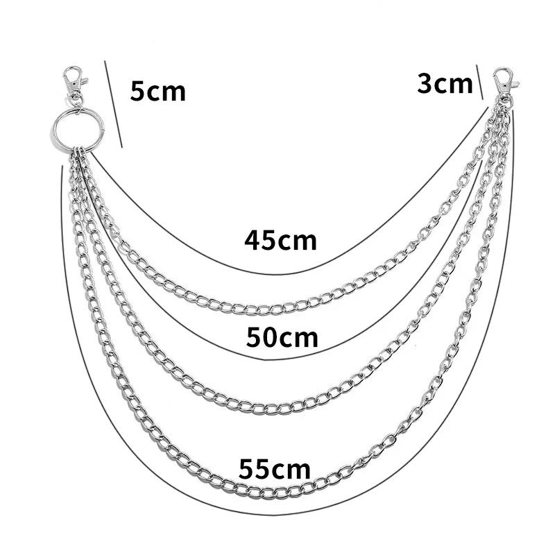 Layer Metal Belt Chain Punk Ho - đánh giá và giá Phone Accessories Men