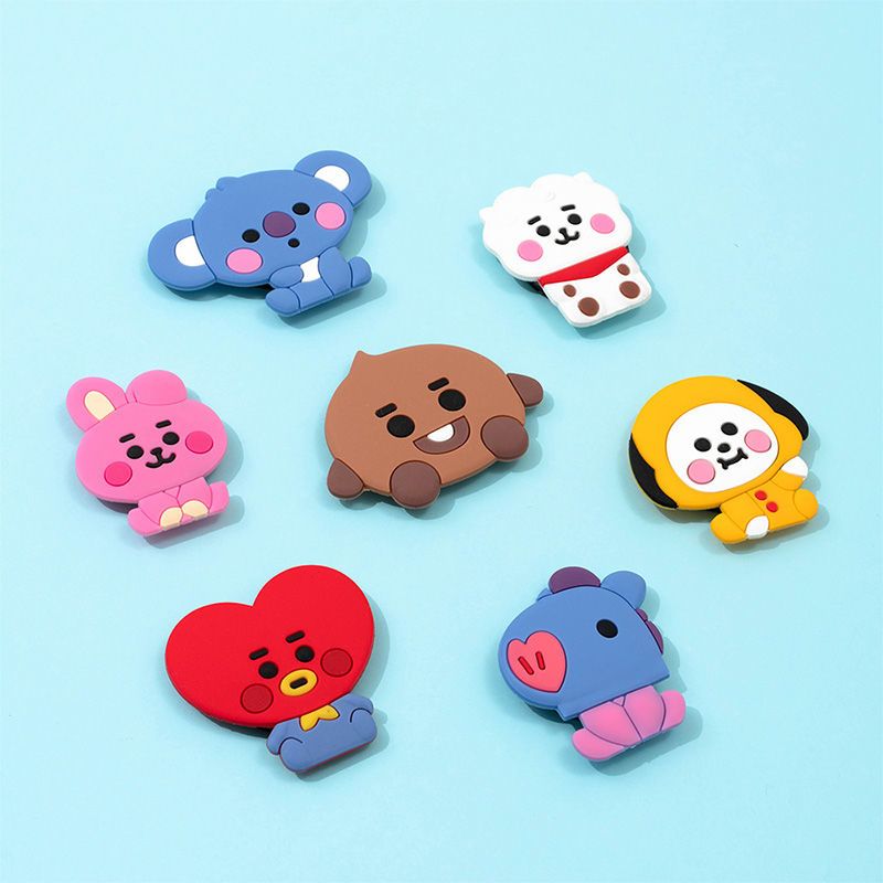 BT21cartoon cute silicone hand - đánh giá và giá Phone Accessories Wholesale