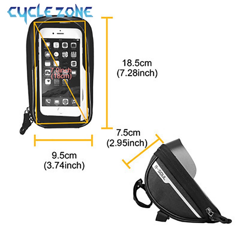 Mountain Bicycle Bag Touch Scr - đánh giá và giá Phone Zone Accessories & Repair Lake Charles La