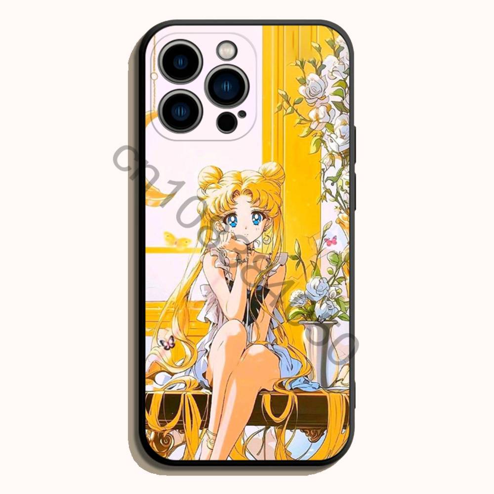 sailor M-moon Black Soft TPU P - đánh giá và giá Phone Accessories Logo