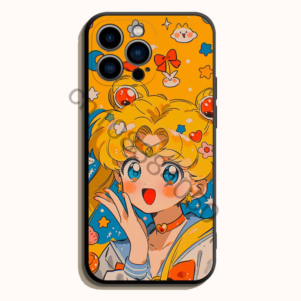 sailor M-moon Black Soft TPU P - đánh giá và giá Phone Accessories Logo