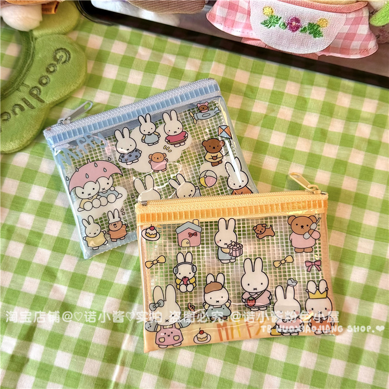 Kawaii Miffy Cute Grid Bag Ani - đánh giá và giá Airtag Holder Case