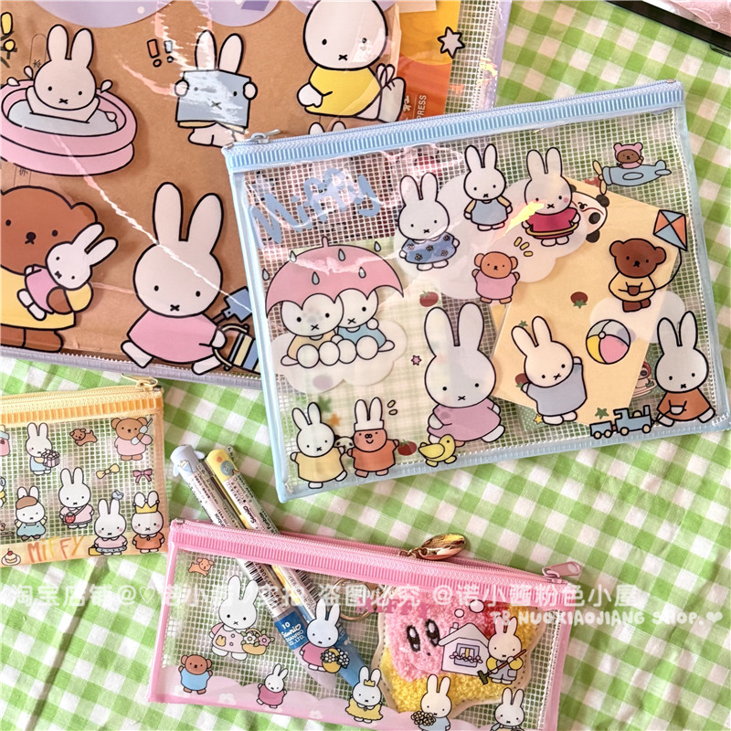 Kawaii Miffy Cute Grid Bag Ani - đánh giá và giá Airtag Holder Case
