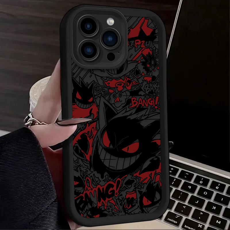 P-Pokemon Gengar Graffiti Phon - đánh giá và giá Apple Iphone 15