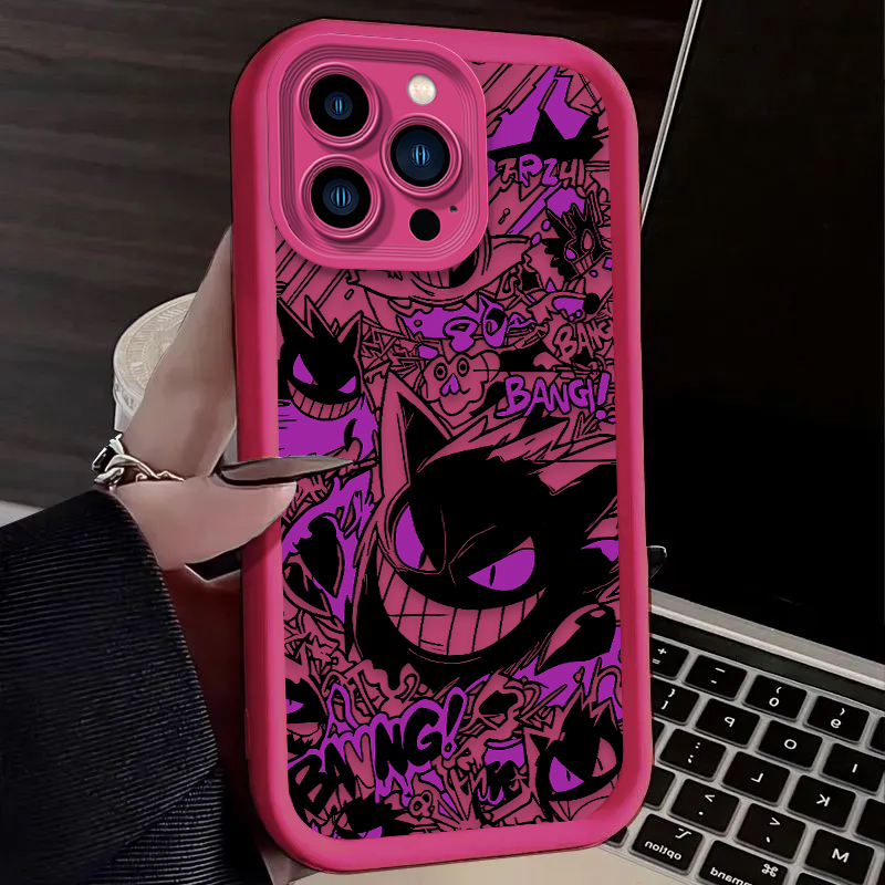 P-Pokemon Gengar Graffiti Phon - đánh giá và giá Apple Iphone 15