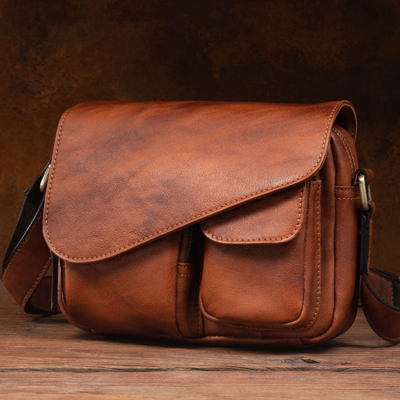 Men's Stylish Leather Shoulder - đánh giá và giá Phone Accessories In China