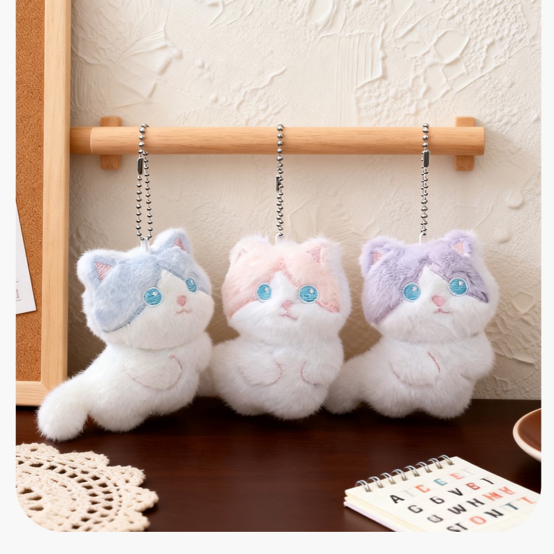  Cute Calico Cat Plush Keychai - đánh giá và giá Phone Accessories In China