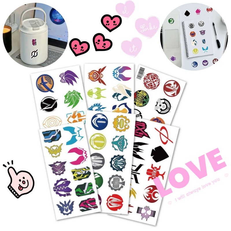 60 Sheets Kamen Rider Logo Sti - đánh giá và giá Phone Accessories Logo