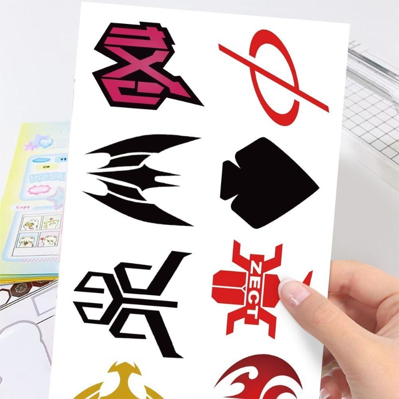 60 Sheets Kamen Rider Logo Sti - đánh giá và giá Phone Accessories Logo