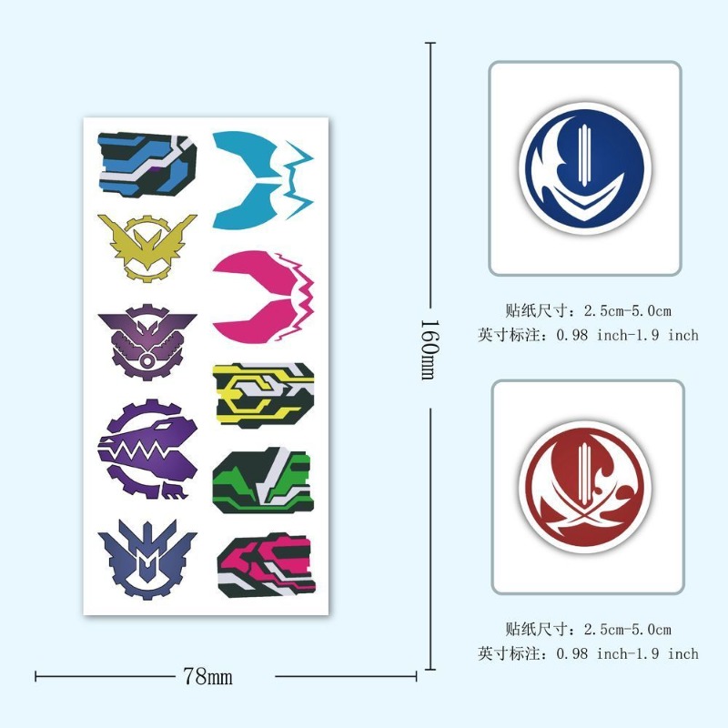 60 Sheets Kamen Rider Logo Sti - đánh giá và giá Phone Accessories Logo