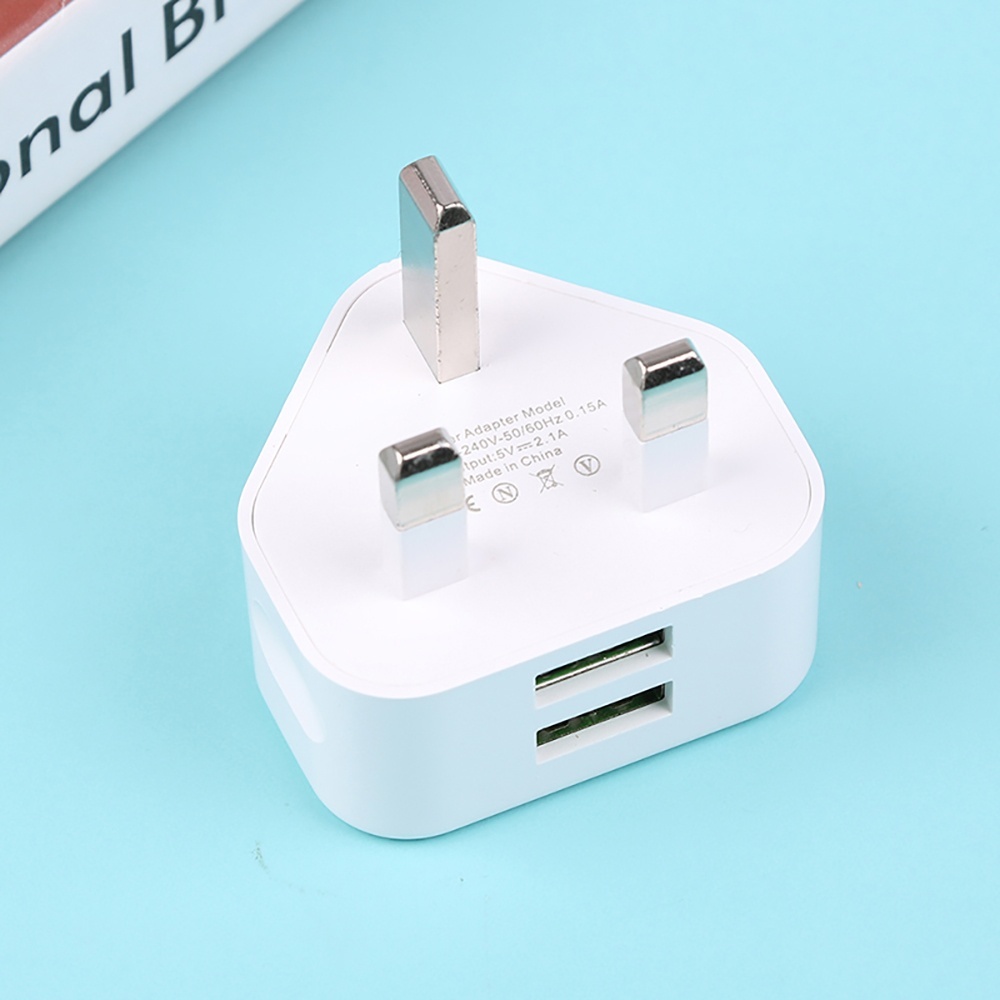 2in1 USB UK Plug 3 Pin Wall Ch - đánh giá và giá Phone Accessories Vivo